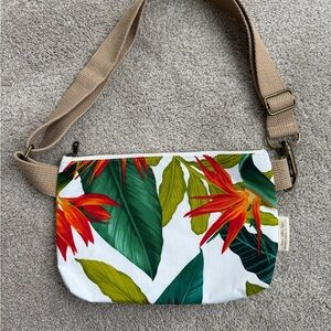 Tropical Print Crossbody Bag by Kona Coffee Totes